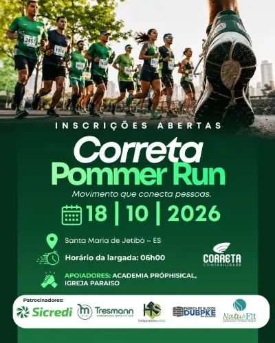 CORRETA POMMER RUN logo
