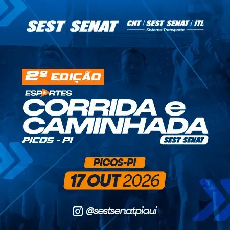 CORRIDA CAMINHADA SEST SENAT PICOS 2026 logo