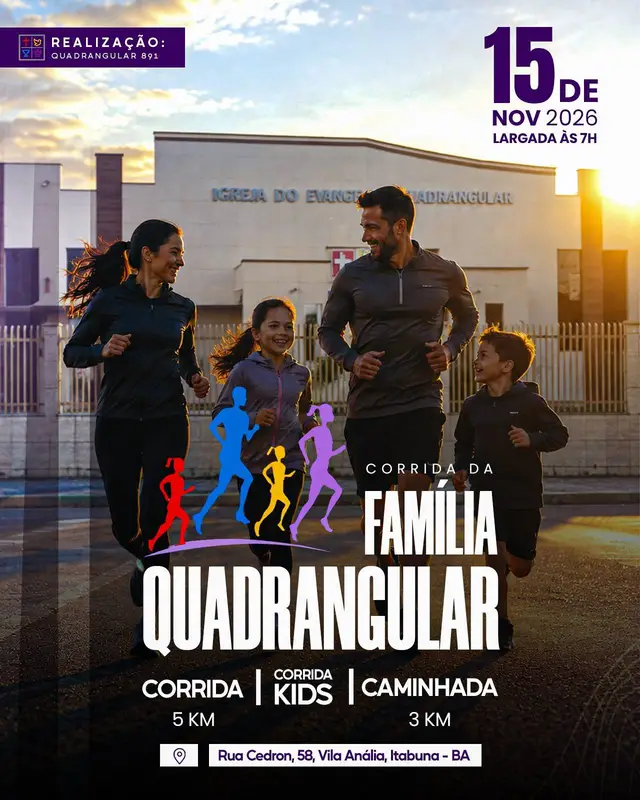 CORRIDA DA FAMÍLIA QUADRANGULAR logo
