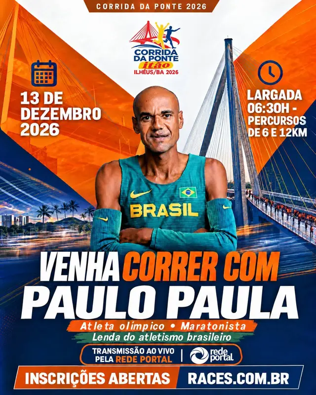 Corrida da Ponte Itão - Ilhéus/BA 2026 logo