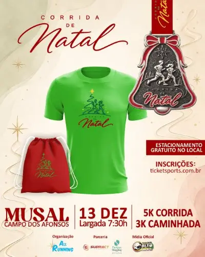 CORRIDA DE NATAL 2026 -  MUSAL logo