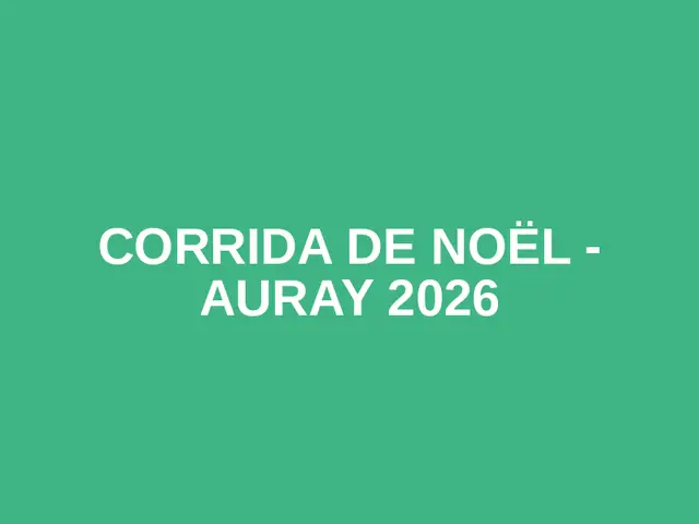 Corrida de Noël - Auray 2026 logo