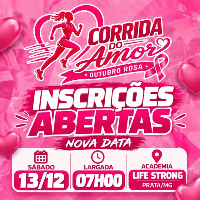 CORRIDA DO AMOR - OUTUBRO ROSA logo