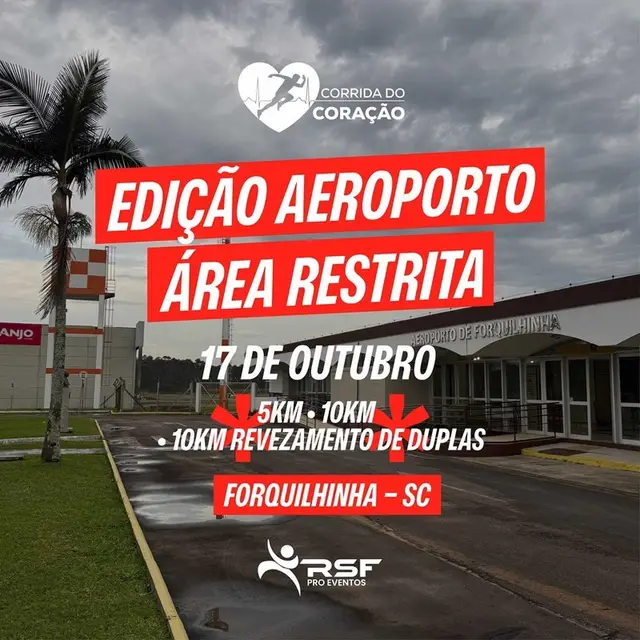 CORRIDA DO CORAÇÃO - EDIÇÃO AEROPORTO ÁREA RESTRITA logo
