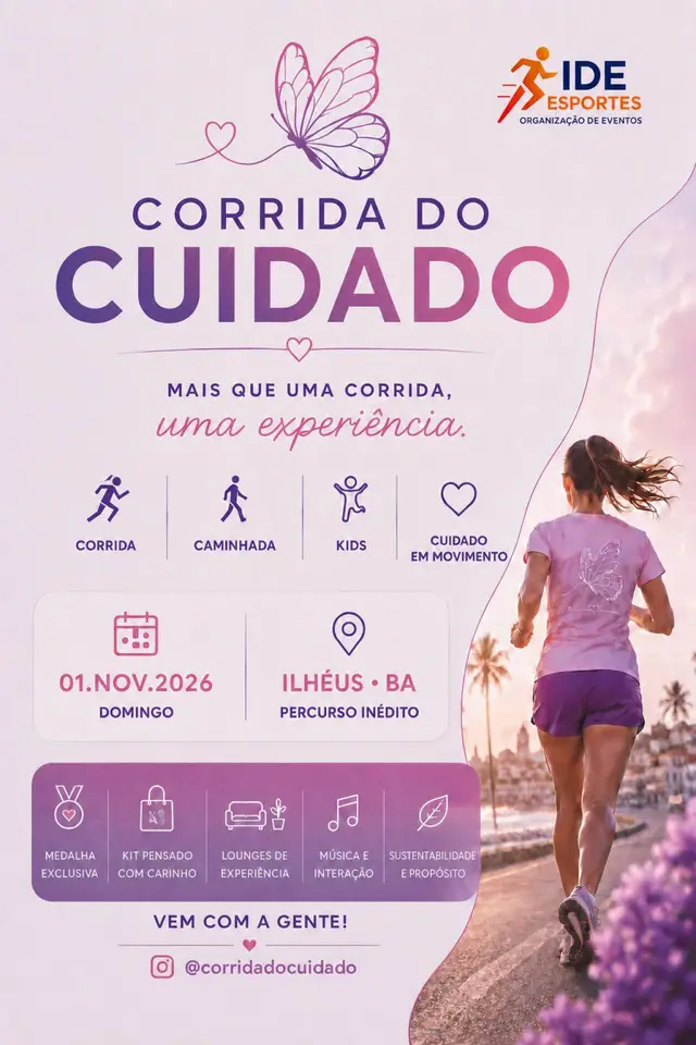 Corrida do Cuidado - Ilhéus-BA 2026 logo