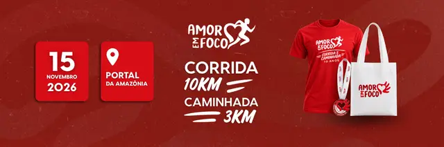 CORRIDA E CAMINHADA AMOR EM FOCO - 10 ANOS logo