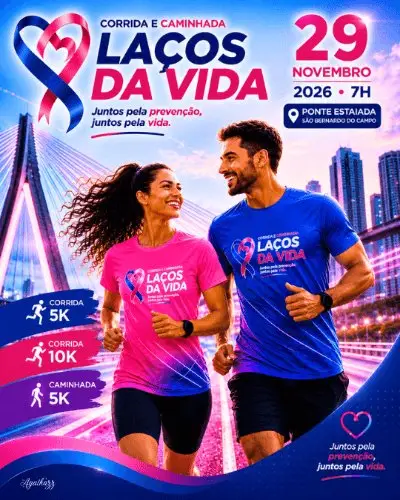 CORRIDA E CAMINHADA LAÇOS DA VIDA logo