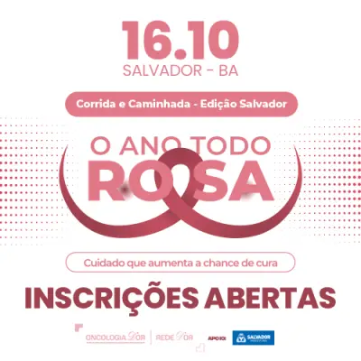 Corrida E Caminhada O Ano Todo Rosa logo
