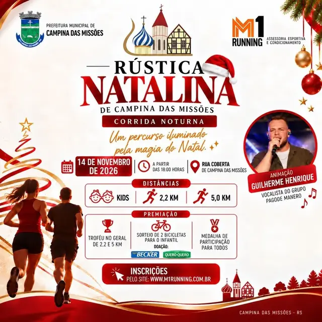 Corrida Natalina de Campina das Missões logo