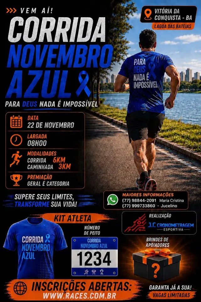 CORRIDA NOVEMBRO AZUL logo