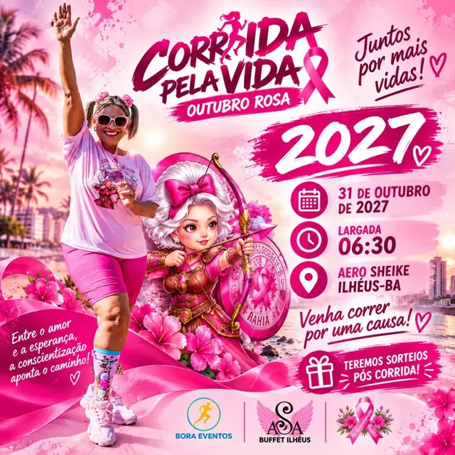 Corrida pela Vida logo