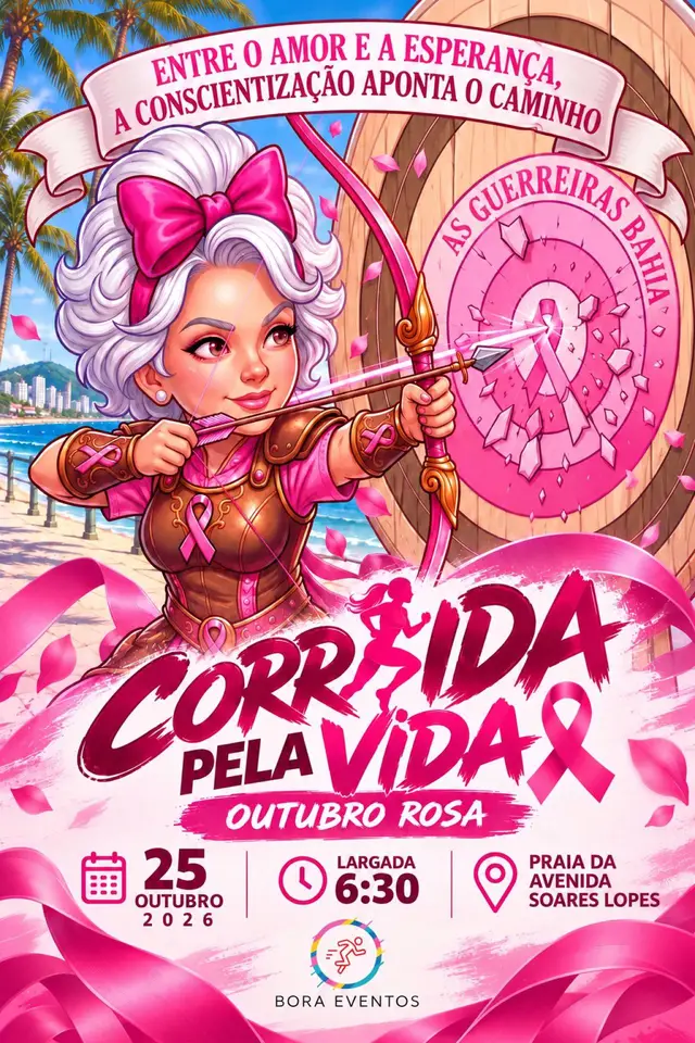 Corrida pela vida - Mulheres Guerreiras logo