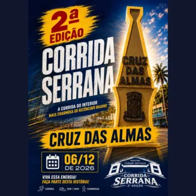 Corrida Serrana - 2ª EdiÇÃo Cruz Das Almas logo