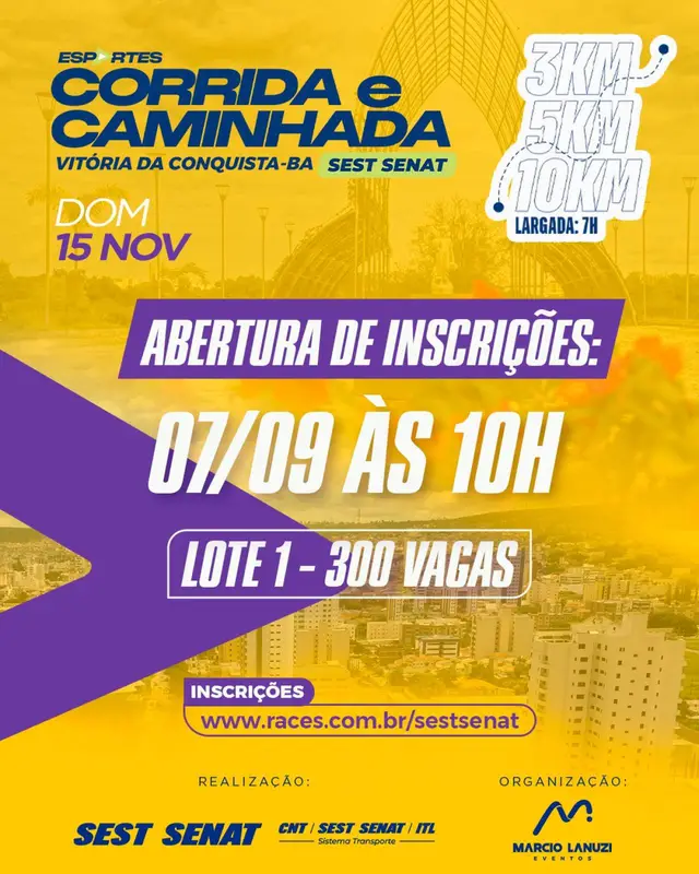 Corrida SEST SENAT 2026 - Unidade Vitória da Conquista logo