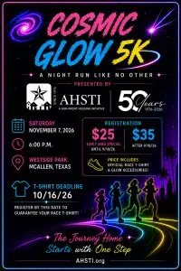 Cosmic Glow 5K Run/ Walk logo