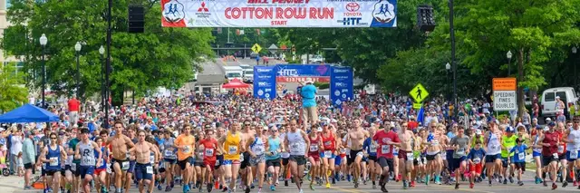 Cotton Row Run logo