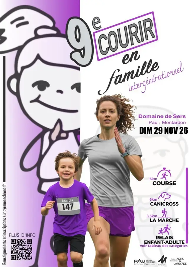 COURIR en famille logo