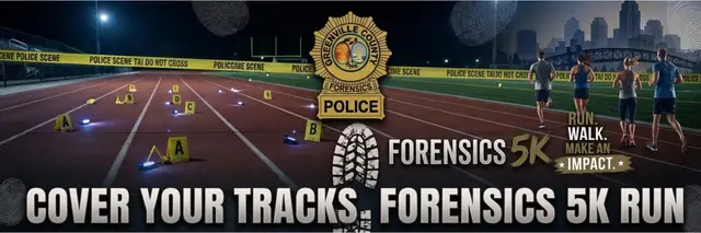 Cover Your Tracks Forensics 5k Run/Walk logo