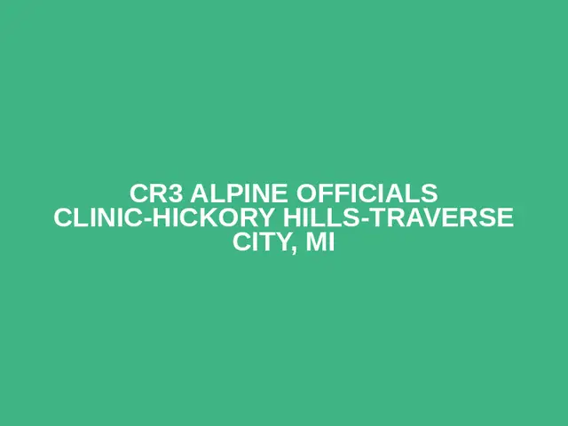CR3 Alpine Officials Clinic-Hickory Hills-Traverse City, MI logo