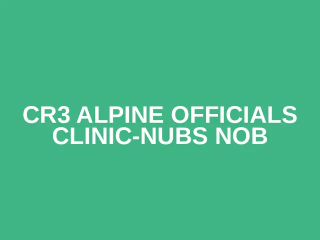 CR3 Alpine Officials Clinic-Nubs Nob logo