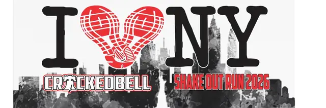 CrackedBell NYC ShakeOut Run from Rosie O'Grady's logo