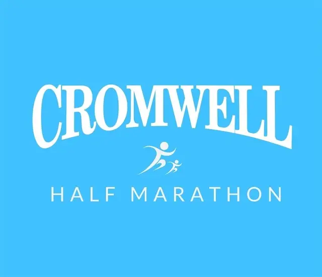 Cromwell Half Marathon. 10k and Teams Relay 2026 logo