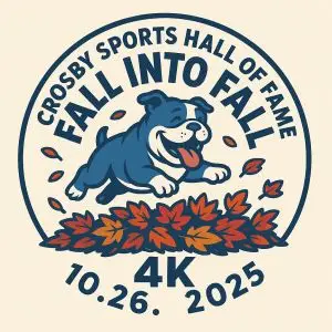 Crosby Sports Hall of Fame Fall into Fall 4k logo
