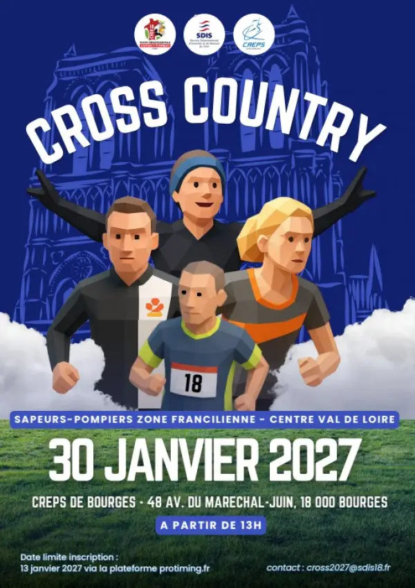 Cross-Country des Sapeurs-Pompiers de la zone sportive Francilienne – Centre Val de Loire logo