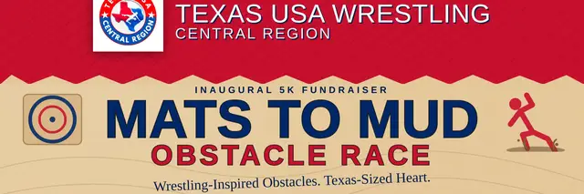 CTX Wrestling Presents: Mats to Mud Obstacle 5K + Youth 1 Mile logo