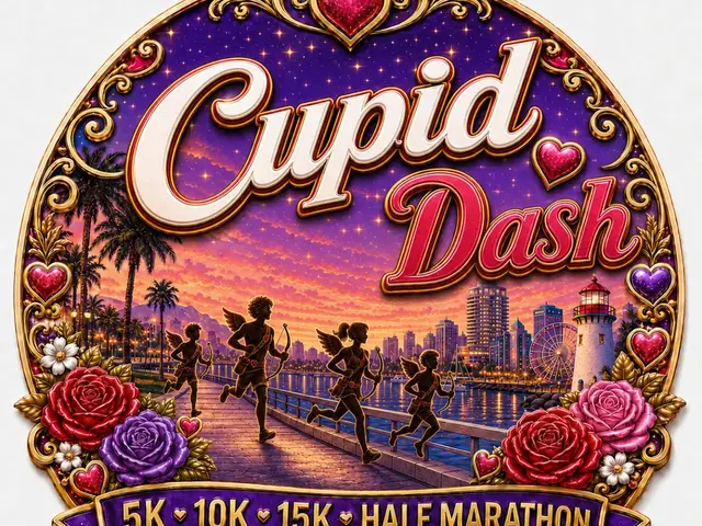 Cupid Dash 5k, 10k, 15k, Half Marathon 2027 logo