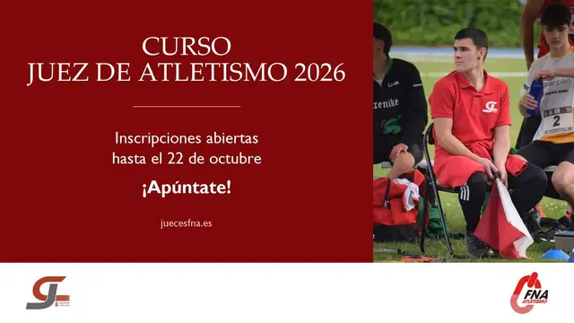 Curso de Juez Atletismo Nivel 1 FNA 2026 logo
