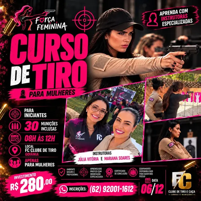 Curso de Tiro - Para Mulheres logo