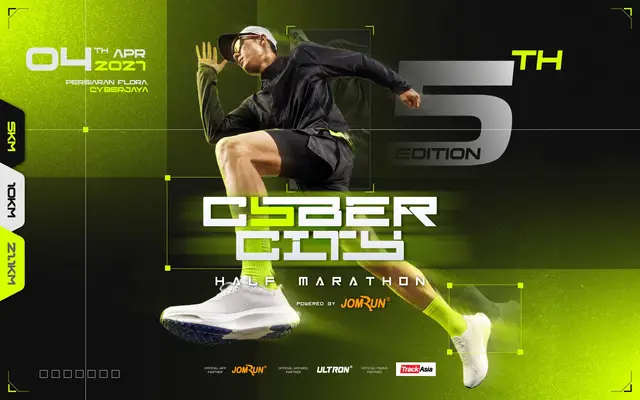 Cybercity Half Marathon 2027 Powered by JomRun® logo