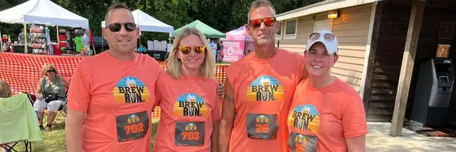 Dandilion Daze Brew Run 5k logo