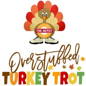 Darien Depot Overstuffed Turkey Trot 5k and 1 Mile Fun Run logo