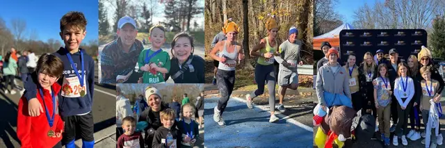 Darien Depot Overstuffed Turkey Trot 5k and 1 Mile Fun Run logo