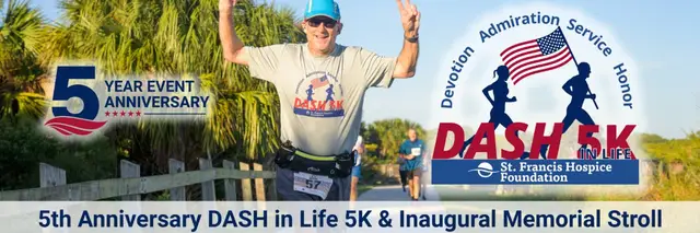 D.A.S.H In Life 5K logo