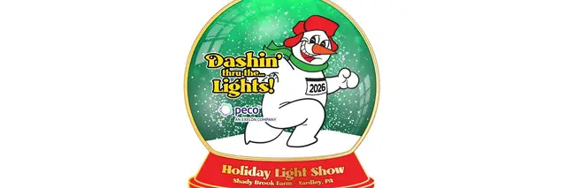 Dashin' thru the .... Lights! 2 Mile Run logo