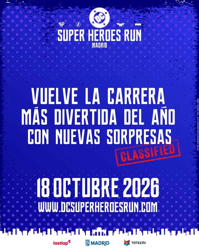 DC SUPERHEROES RUN 2026 logo