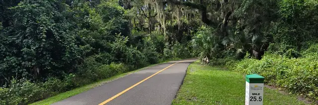 DeBary 50K, Marathon, Half, 10K & 5K – MileBuilt Gemini Springs Labor Day 4-Day Challenge logo