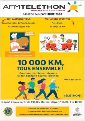 Défi relais Course et marche Téléthon – Lorient 2026 logo