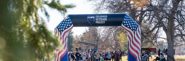 Denver Veterans Day Run logo