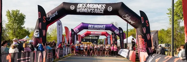 Des Moines Women's Half Marathon, 10K & 5K logo