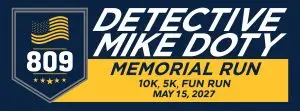 Detective Mike Doty Memorial Run logo