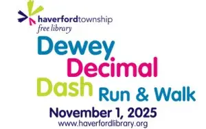 Dewey Decimal Dash ~ 5K & Fun Run/Walk logo