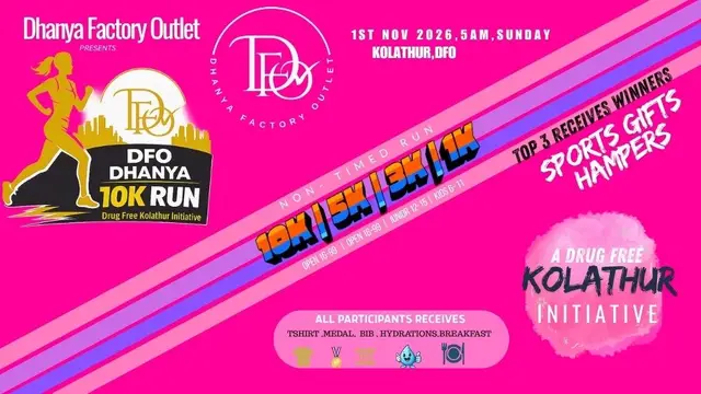 DFO DHANYA 10K RUN logo