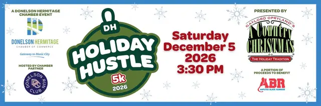 DH Holiday Hustle 5K & 1 Mile Walk/Run logo
