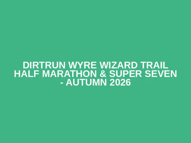 DirtRun Wyre Wizard Trail Half Marathon & Super Seven - Autumn 2026 logo