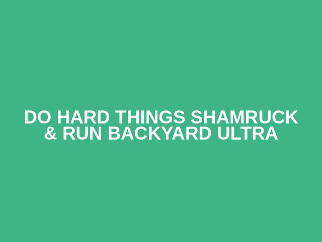 Do Hard Things Shamruck & Run Backyard Ultra logo
