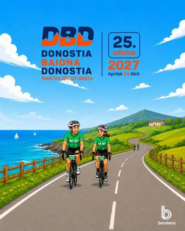 DONOSTIA BAIONA DONOSTIA MARCHA CICLOTURISTA 2027 logo